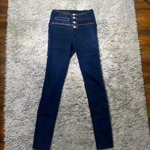 High waisted jegging